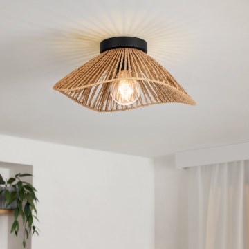 Eglo - Plafonsko svetlo 1xE27/60W/230V braon