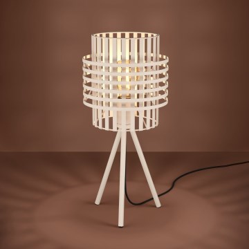 Eglo - Podna lampa 1xE27/40W/230V krem boje