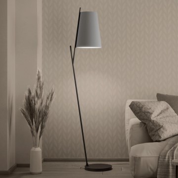 Eglo - Podna lampa 1xE27/40W/230V siva