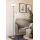 EGLO - Podna lampa 1xE27/60W + 1xE14/25W mat hrom