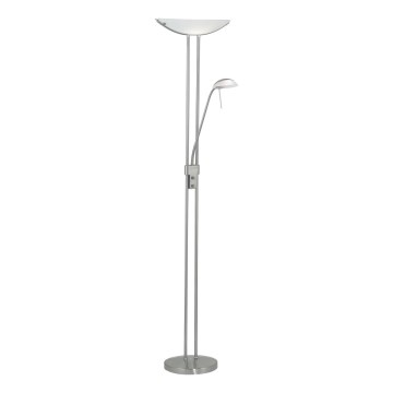 EGLO - Podna lampa BAYA sa prigušivačem 1xR7s/230W+1xG9/33W mat hrom
