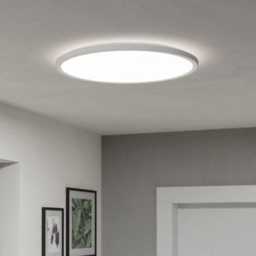 Eglo - prigušiva LED plafonska lampa za kupatilo LED/16,8W/230V 2700-6500K prečnik 50 cm IP44 bela + daljinski upravljač