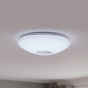 Eglo - prigušiva LED plafonska svetiljka LED/30W/230V + daljinski upravljač