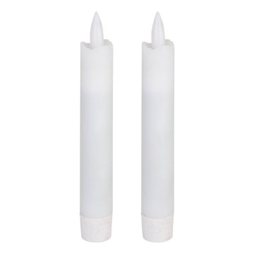 Eglo - SET 2x LED sveća LED/1xAAA 15 cm bela