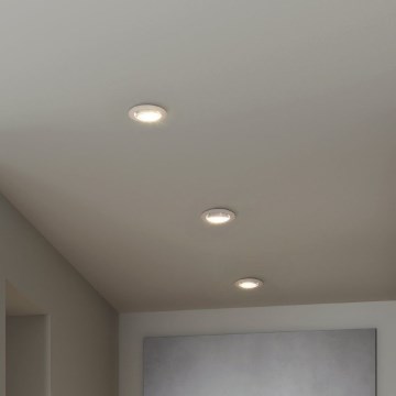 Eglo - SET 3x LED ugradnih spot svetiljki 1xGU10/4,5W/230V bela