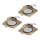 Eglo - SET 3x LED ugradnih svetiljki PENETO 1xGU10-LED/5W/230V