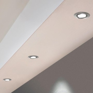 Eglo - SET 3x prigušiva ugradna LED svetiljka PINEDA LED/5,5W/230V