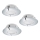Eglo - SET od 3 LED ugradnih svetala PINEDA LED/6W/230V
