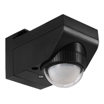 Eglo - Spoljašnji senzor pokreta i sumraka, domet 12 m, crni, IP44