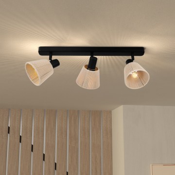 Eglo - Spot svetlo 3xE14/40W/230V bež/crna