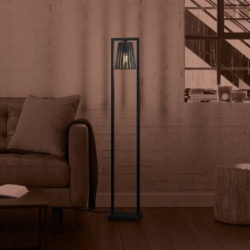 Eglo - Stojeća lampa 1xE27/40W/230V crna
