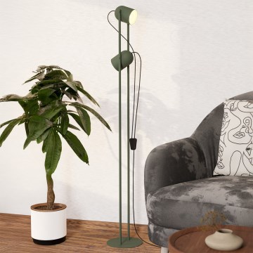 Eglo - Stojeća lampa 2xE14/8W/230V zelena