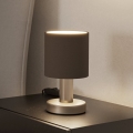 Eglo - Stona lampa 1xE14/40W/230V braon/mat hrom