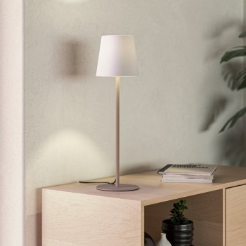 Eglo - Stona lampa 1xE14/40W/230V krem/bela