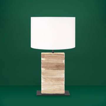 Eglo - Stona lampa 1xE27/40W/230V 62,5 cm braon