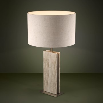 Eglo - Stona lampa 1xE27/40W/230V bež