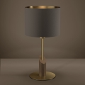 Eglo - Stona lampa 1xE27/40W/230V braon/zlatna