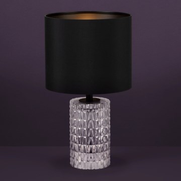 Eglo - Stona lampa 1xE27/40W/230V crna