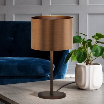 Eglo - Stona lampa 1xE27/60W/230V bakarna