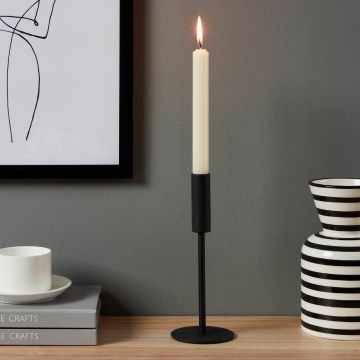 Eglo - Svećnjak 22x8,5 cm crne boje