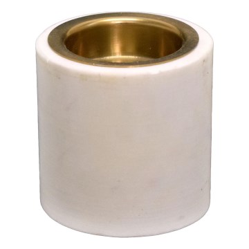 Eglo - Svečnjak 6x6 cm mramor/bela