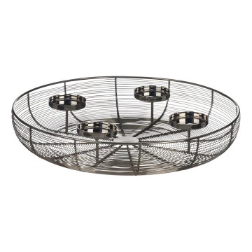 Eglo - Svečnjak prečnika 45 cm, sjajni hrom