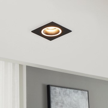 Eglo - Ugradno plafonsko svetlo 1xGU10/35W/230V antracit
