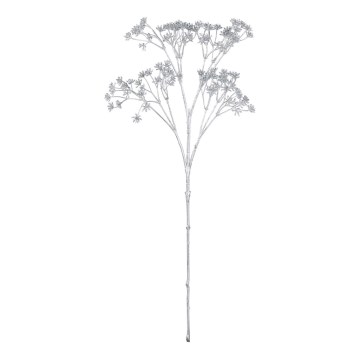 Eglo - Veštački cvet 53 cm, srebrne boje