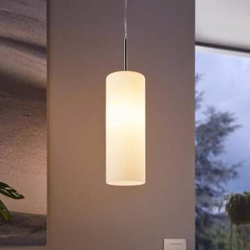 EGLO - Viseća lampa na sajli 1xE27/60W, bela