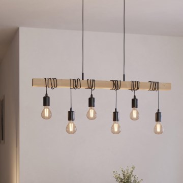 Eglo - Viseće svetlo TOWNSHEND 6xE27/60W/230V