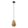Eglo - Viseći luster na sajli 1xE27/28W/230V, prečnik 20 cm, zlatna