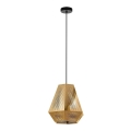 Eglo - Viseći luster na sajli 1xE27/28W/230V prečnik 3 cm zlatna