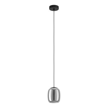 Eglo - Viseći luster na sajli 1xE27/28W/230V siv
