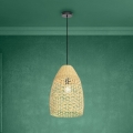 Eglo - Viseći luster na sajli 1xE27/40W/230V, prečnik 35 cm, bambus