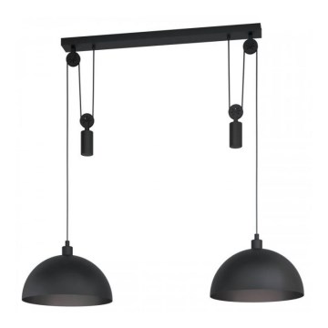 Eglo - Viseći luster na sajli 2xE27/40W/230V