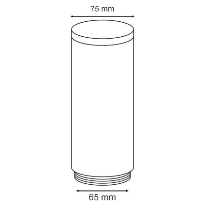 Eglo - Zamenski abažur za spoljašnju svetiljku HELSINKI prečnika 7,5 cm