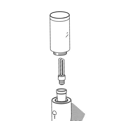 Eglo - Zamenski abažur za spoljašnju svetiljku HELSINKI prečnika 7,5 cm