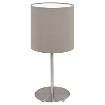 Eglo - Zamenski abažur za stonu lampu PASTERI, siva, prečnik 14,7 cm