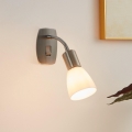 Eglo - Zidna lampica na utičnicu 1xE14/5W/230V matirani hrom