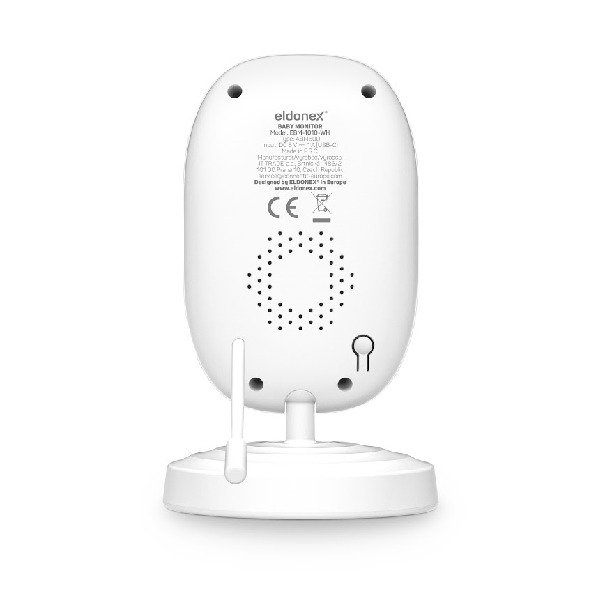 ELDONEX EBM-1010-WH - Video bebi-fon sa monitorom 5V/2000 mAh