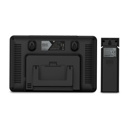 ELDONEX EWS-1010-BK - Meteostanica sa LCD displejem 2xAAA crna