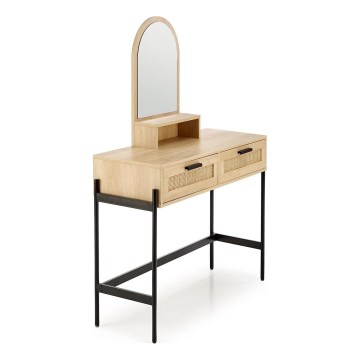 Elegantni toaletni stočić CARMEN 136x104 cm bež/crna