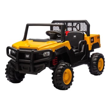 Električni autić CAT 60W/7500 mAh žuto/crni + daljinsko upravljanje