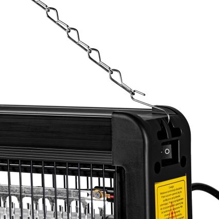 Električni lapač insekata 2x10W/230V za prostor do 100 m²