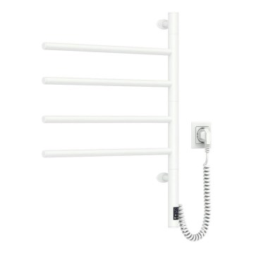 Električni okretni sušač za peškire sa termostatom ARABESQUE 60W 65x49 cm, bela