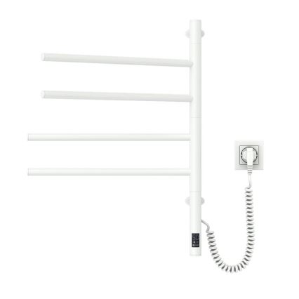 Električni okretni sušač za peškire sa termostatom ARABESQUE 60W 65x49 cm, bela