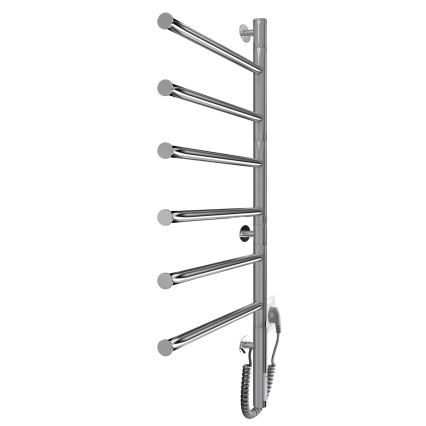 Električni rotirajući sušač za peškire VEER 80W/230V 80x44,5 cm inox/sijajni hrom
