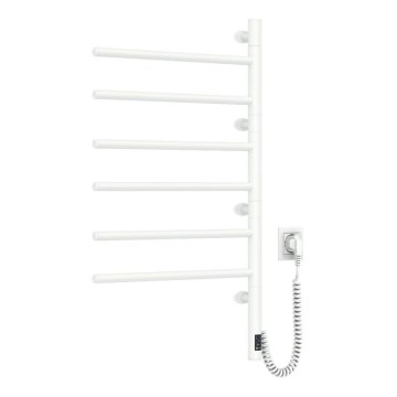 Električni rotirajući sušač za peškire sa termostatom ARABESQUE 105W 80x49 cm bela