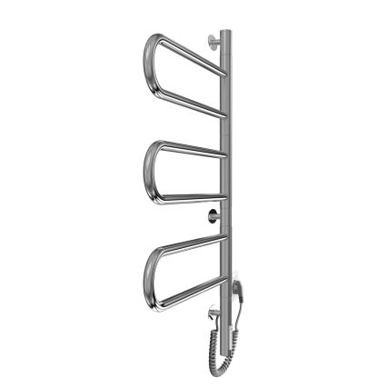 Električni rotirajući sušač za peškire TRISTAR 80W/230V 80x44,5 cm IP44 nerđajući čelik/polirani hrom