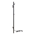 Električni štapni sušač peškira 118 cm 30W crni